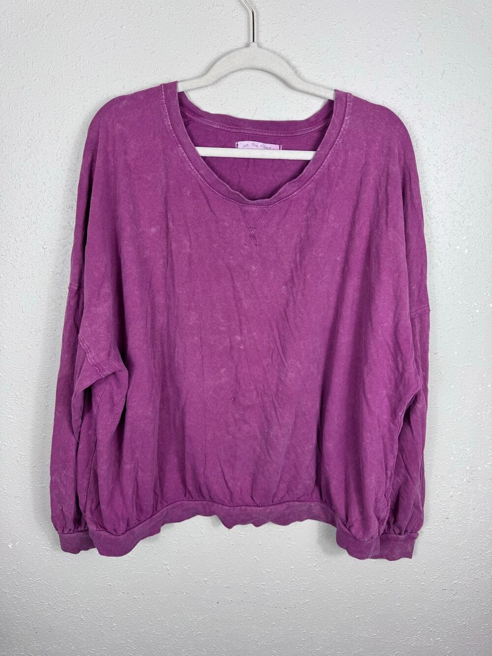 We The Free by Free People vintage wash long-sleeve tee Size XL